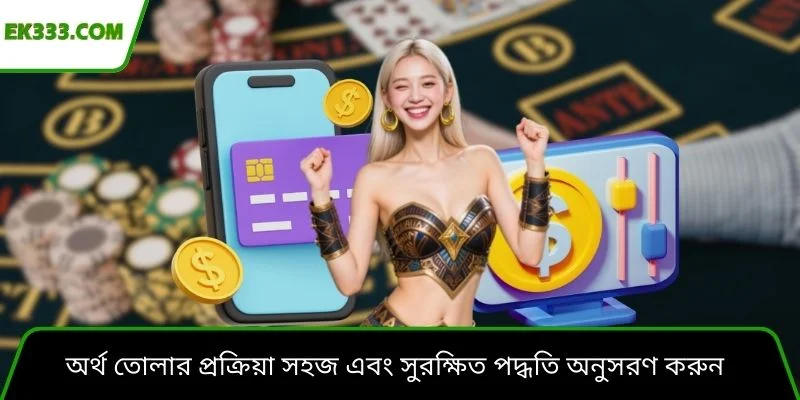 অর্থ তোলার প্রক্রিয়া সহজ এবং সুরক্ষিত পদ্ধতি অনুসরণ করুন
