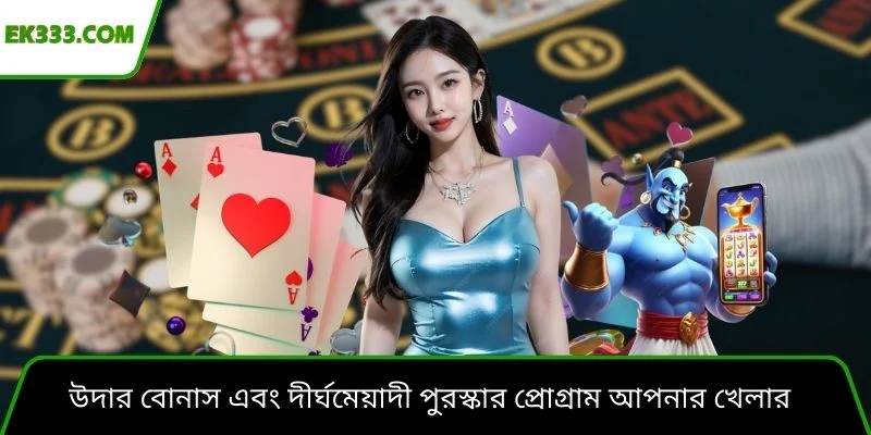 উদার বোনাস এবং দীর্ঘমেয়াদী পুরস্কার প্রোগ্রাম আপনার খেলার অভিজ্ঞতা বৃদ্ধি করে