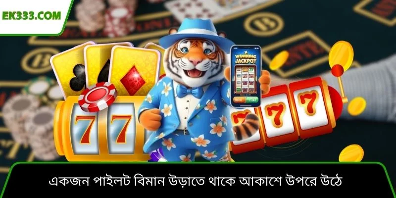 একজন পাইলট বিমান উড়াতে থাকে আকাশে উপরে উঠে
