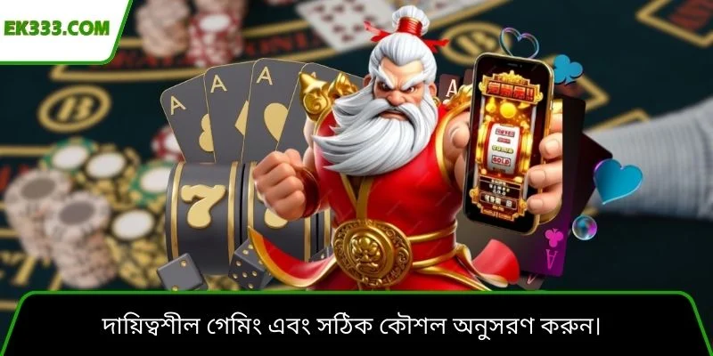 দায়িত্বশীল গেমিং এবং সঠিক কৌশল অনুসরণ করুন।