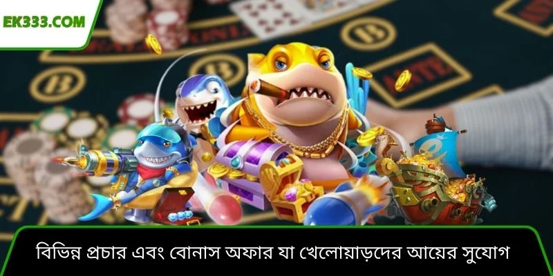 বিভিন্ন প্রচার এবং বোনাস অফার যা খেলোয়াড়দের আয়ের সুযোগ বাড়ায়