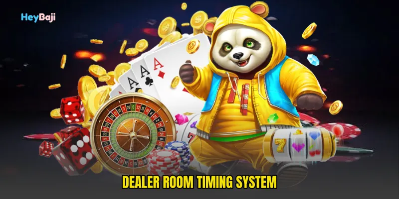 Dealer room timing system
