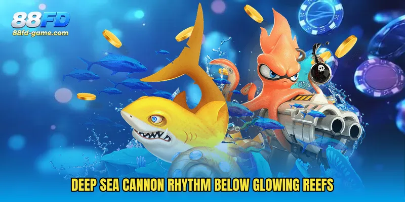 Deep Sea Cannon rhythm below glowing reefs