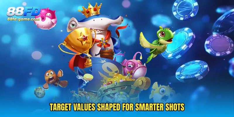 Target values shaped for smarter shots