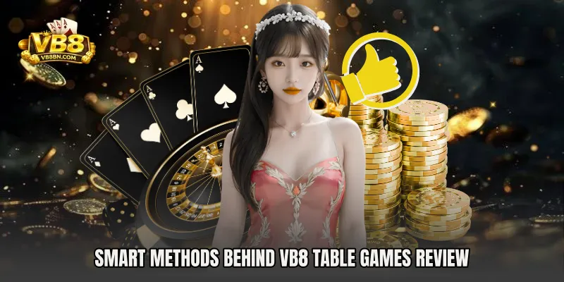 Smart methods behind VB8 Table Games Review